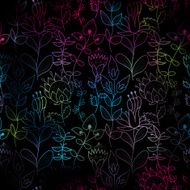 Seamless texture with flowers N93