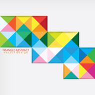 Triangle abstract design N2