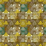 Abstract geometric seamless pattern N40