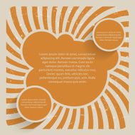 Speech bubbles vector illustration N40