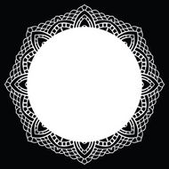Crochet lace mandala N8