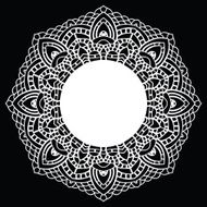 Crochet lace mandala N9