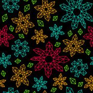 contrast seamless background in geometric style