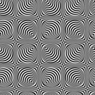 Op art circular holes (Seamless optical pattern n&deg; 12)