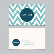 Business card template with background pattern 01 N2