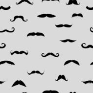Mustache seamless background N5