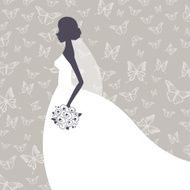 Vector Beautiful Bride N6