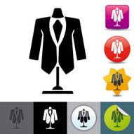 Dress suit icon