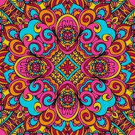 Abstract seamles african colorful vector background