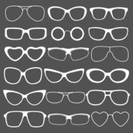 Set of different styles sunglasses N4