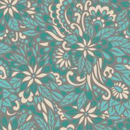 Green meadow Seamless decorative pattern N2