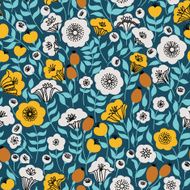 Pattern with flowers N7