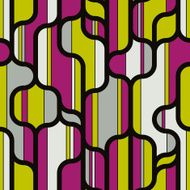 Trendy lines shapes and colors seamless pattern