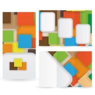 Vector Brochure Layout Design Template abstract N3