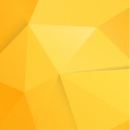 Abstract modern orange polygon background vector illustration