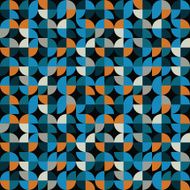 Geometric seamless mosaic tiles pattern N2