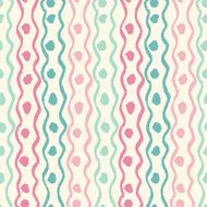 Abstract seamless ethnic pattern hand-painted N5