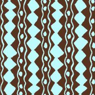 Abstract seamless ethnic pattern hand-painted N6