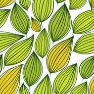Seamless floral pattern green leaves seamless background N2