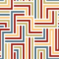Colorful maze seamless pattern