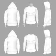 Blank White Hoodie Perfect for mock ups