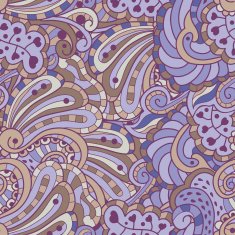 Vector texture background with abstract flowers N6