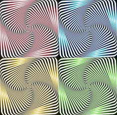 Abstract striped geometric background seamless pattern