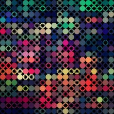 Vector background of repeating geometric stars