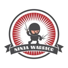 ninja sticker label N7