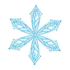 original vector snowflake lace N10