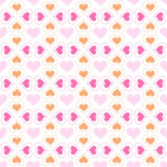 Seamless pattern with hearts N63