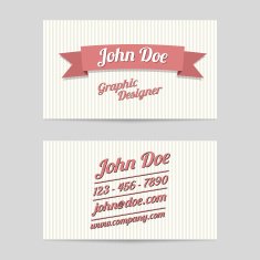 editable vector business card template N4