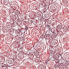 Vector floral decorative seamless background