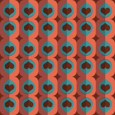 Seamless heart pattern N13