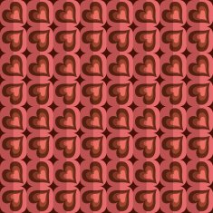 Seamless heart pattern N14