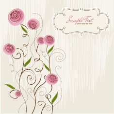 seamless pattern background with flowers N47