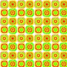 Abstract geometric circles seamless background on white