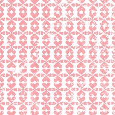 Seamless grunge pattern background hearts flower pink N5