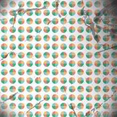 grunge seamless sector dots background on white N2