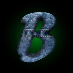 vector jeans letter N31