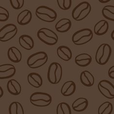 Seamless patterns and elements for coffee's design