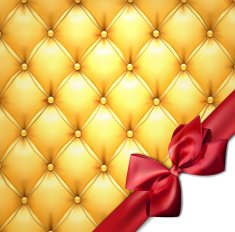 Golden vector upholstery leather pattern background