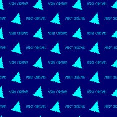 pattern with Christmas trees