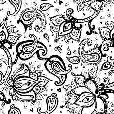 Seamless Paisley background N24