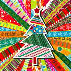 Scrapbook Christmas patterns