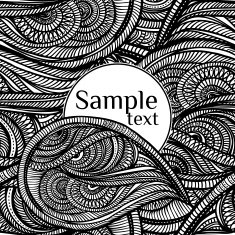 textile monochrome frame of lace N2
