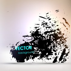 Abstract Ink Blot for Grunge Backgound N101