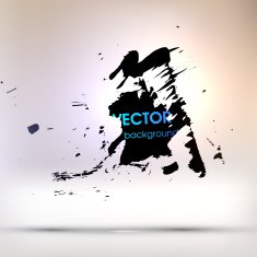 Abstract Ink Blot for Grunge Backgound N104