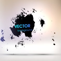 Abstract Ink Blot for Grunge Backgound N113