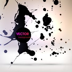 Abstract Ink Blot for Grunge Backgound N133